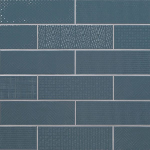 Urbano Navy 3d Mix Tile  