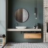 Verdant Green Geometrica Pattern Pol  