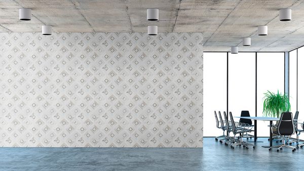 Verona Silver Pattern Backsplash Tile  