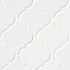 Whisper White Arabesque Tile  