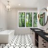 White And Black Hive Pattern Matte  