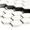 White And Black Hive Pattern Matte  