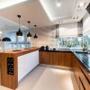 White And Black Octagon Tile  