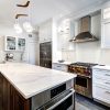 White And Gray Matte Octagon Tile  