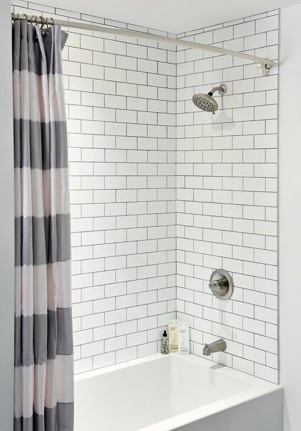 White Ceramic Subway Tile 3x6  