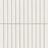 White Matte 1x6 Stack Pattern  