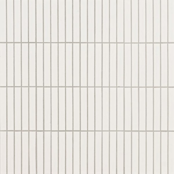 White Matte 1x6 Stack Pattern  