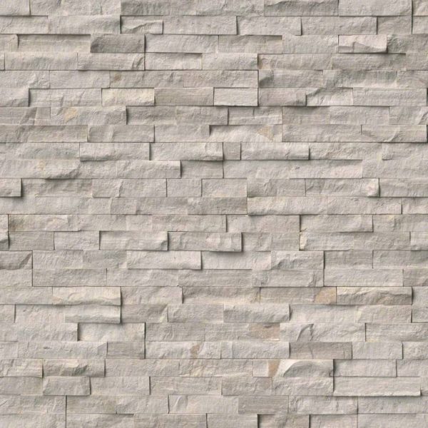 White Oak Splitface Stacked Stone  