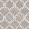 White Quarry Savona Arabesque Tile  