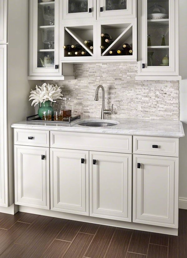White Quarry Splitface Interlocking Wall Tile  
