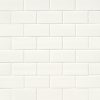 White Ceramic Subway Tile 3x6  