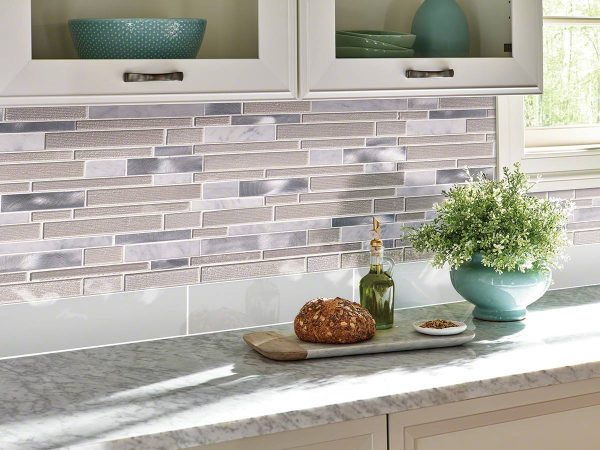 White Wave Interlocking Tile  