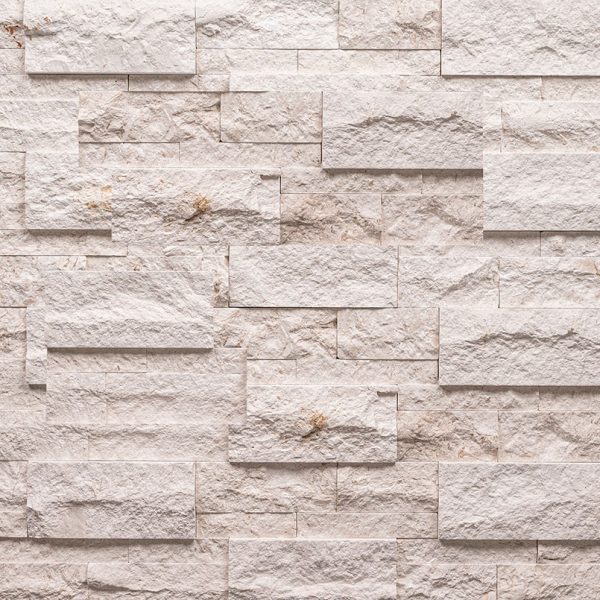 Mayra White XL Stacked Stone  