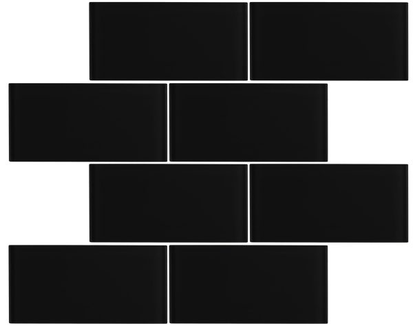 Black 3″ x 6″ Subway Tile Black 3″ x 6″ Subway Tile