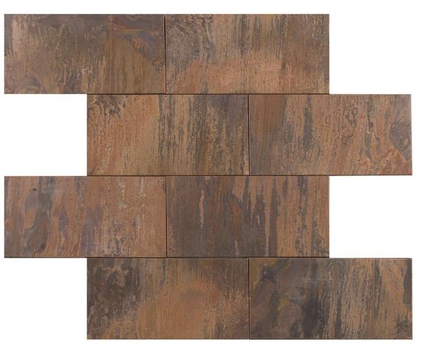 Antique Copper 3″ x 6″ Subway Tile  