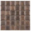 Antique Copper Beveled 2″ x 2″ Mosaic  