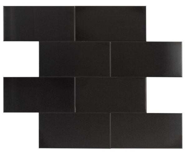 Gun Metal 3″ x 6″ Subway Tile  