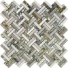 Black Sand Beach 2By Basketweave Mosaic  