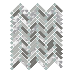 Crystal Sparkle Stippled Herringbone  