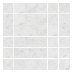 White Carrara 2″ x 2″  