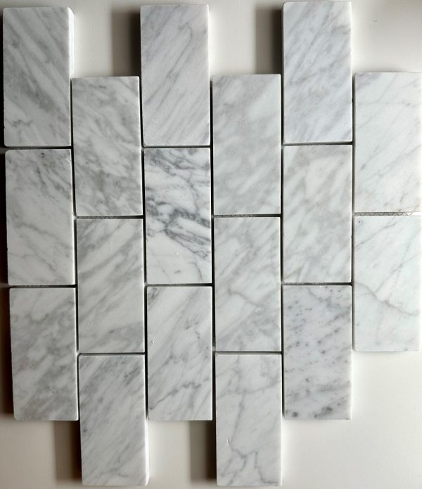 Encino – White Carrara 2″ x 4″ Brickset Encino – White Carrara 2″ x 4″ Brickset