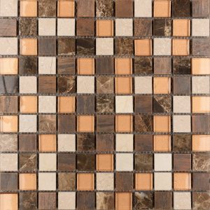 Copper Sunshine 1″ x 1″ Mosaic  