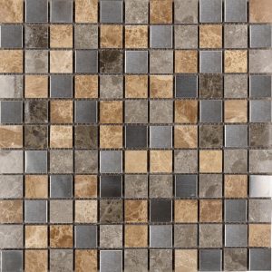 Frosted Birch 1″ x 1″ Mosaic  