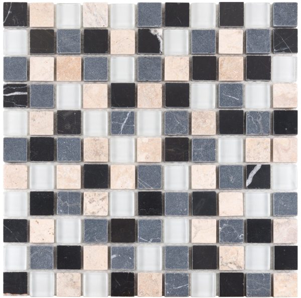 Shades of Grey 1″ x 1″ Mosaic Shades of Grey 1″ x 1″ Mosaic