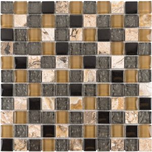 Onyx Spark 1″ x 1″ Mosaic  