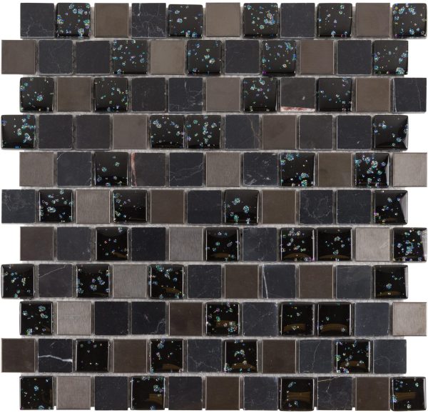 Midnight Galaxy 1″ x 1″ Offset Mosaic Midnight Galaxy 1″ x 1″ Offset Mosaic