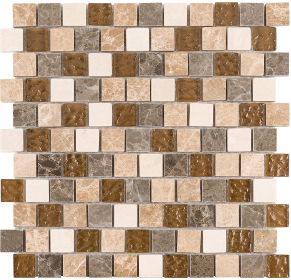 Winter Willow 1″ x 1″ Offset Mosaic Winter Willow 1″ x 1″ Offset Mosaic