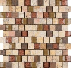 Durango 1″ x 1″ Offset Mosaic  