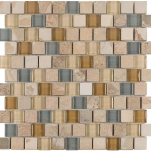 Cliff Rock 1″ x 1″ Offset Mosaic  