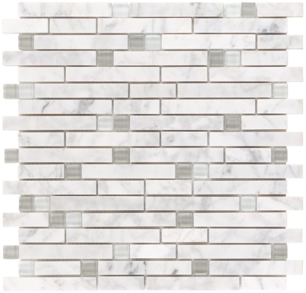 White Fossil Linear Mosaic White Fossil Linear Mosaic