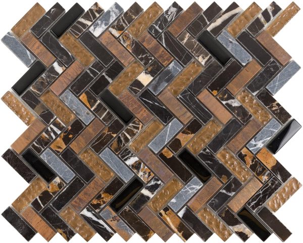 Iron Ore Herringbone Mosaic  