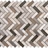 Mineral Herringbone Mosaic  
