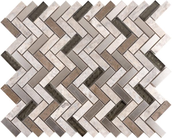Mineral Herringbone Mosaic Mineral Herringbone Mosaic