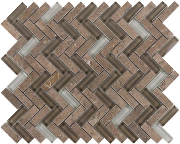 Shaded Sky Herringbone Mosaic Shaded Sky Herringbone Mosaic