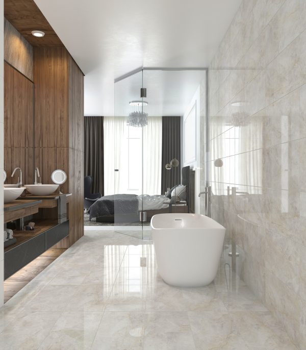 Amazon Polished 1224-Bone Porcelain, Tiles 