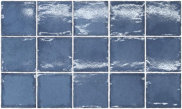 Adone Thistle Blue 4″ x 4″ Ceramic Tile  
