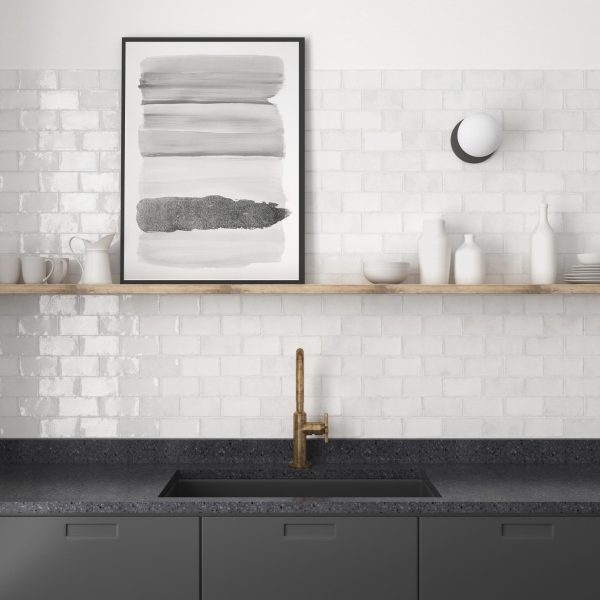Adone White 3″ x 6″ Ceramic Tile  