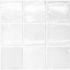 Adone White 4″ x 4″ Ceramic Tile  