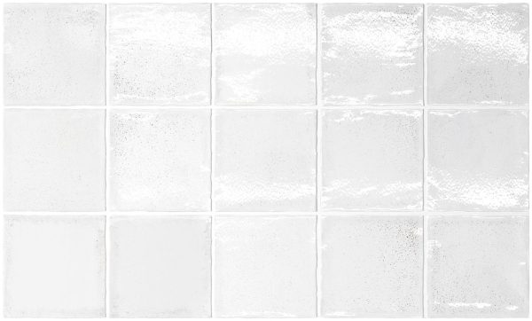 Adone White 4″ x 4″ Ceramic Tile  