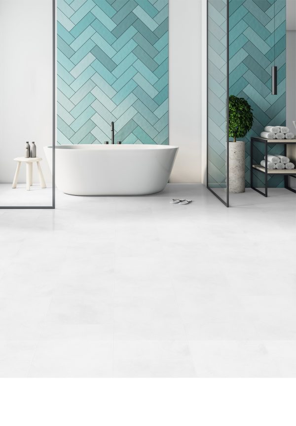 Slim Trim 3in1 Tmold-Boulevard Snow Luxury Vinyl 