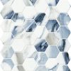 Calacatta Aqua Pohex-Aqua Bullnose, Tiles 