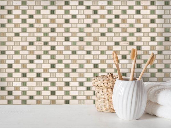 Crema Serene 5/8″ Combo Mosaic Crema Serene 5/8″ Combo Mosaic