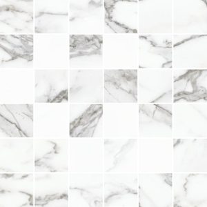 Eternal Matte Mosaic-White Bullnose, Tiles 