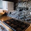 Gun Metal Rolling Hexagon Mosaic Gun Metal Rolling Hexagon Mosaic