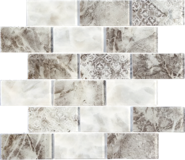 Imagery Glass Mosaic-9801 Bohemian Glass Mosaic, Tiles 