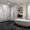 Marbles Matte 12x24-Marmo Nero Porcelain, Tiles 